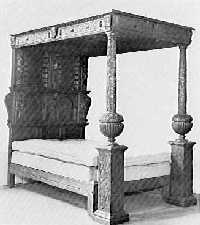 English canopy bed, 1580-1630