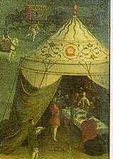 Medieval Tent in Basel museum